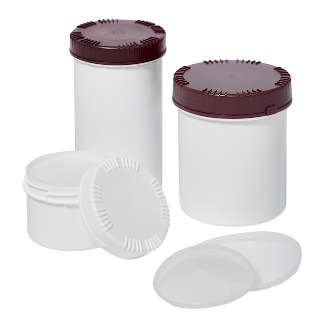 Packo Jar 500ml, PE-HD, red lid